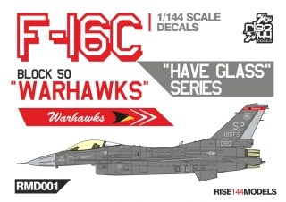 1/144 F-16C decals WARHAWKS (HAVE GLASS SCHEME)