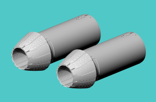 1/72 F-14D Exhaust CLOSE version (TAMIYA)