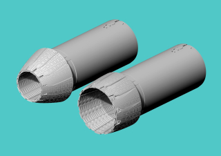 1/72 F-14D Exhaust OPEN/CLOSE version (TAMIYA)