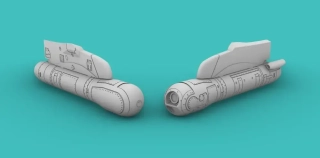 1/144 Damocles targeting pod for rafale (set of 2)